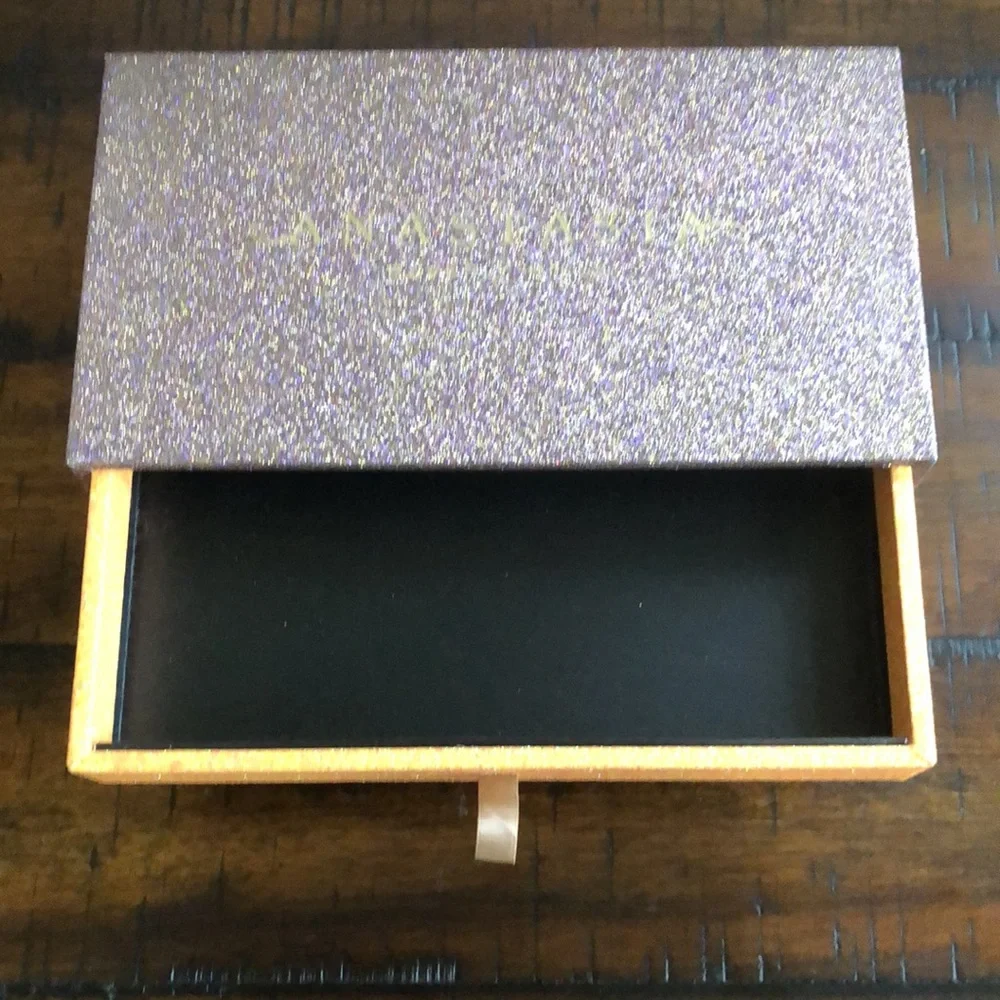 Anastasia Sparkling Orange and Brown Organizer Box